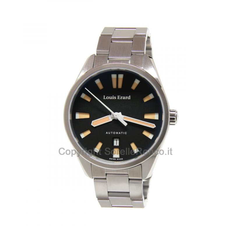Sportive 42mm Automatico Nero Bracciale Acciaio