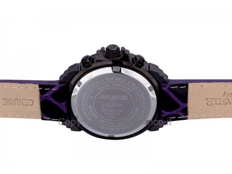 OROLOGIO LANCASTER PILLO CHRONO NERO