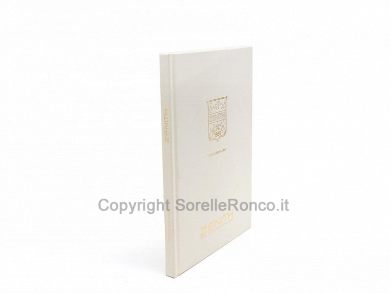 ZENITH CATALOGO OROLOGI COLLEZIONE 2001