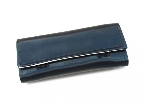 M040SB - Rotolo Portagioielli Misto Blu con Tasca