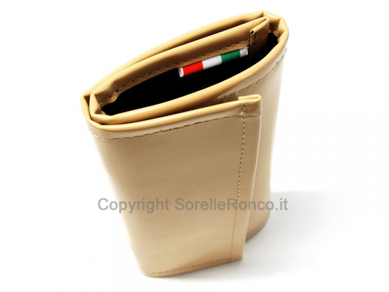 ROTOLO PORTA GIOIELLI VERNICE BEIGE 