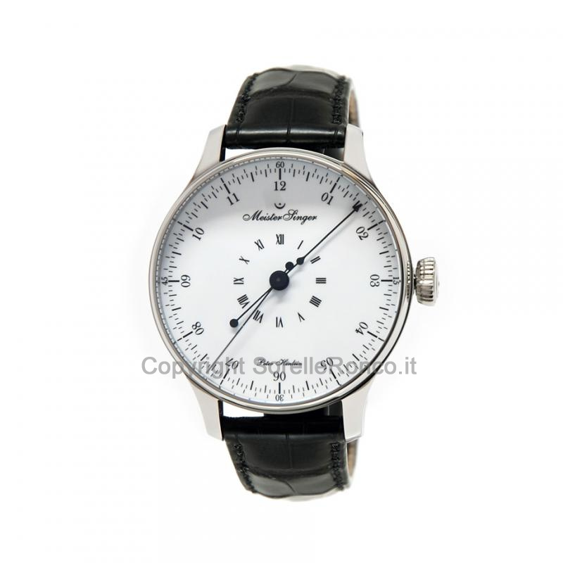 MEISTERSINGER CIRCULARIS PETER HENLEIN 43MM BIANCO