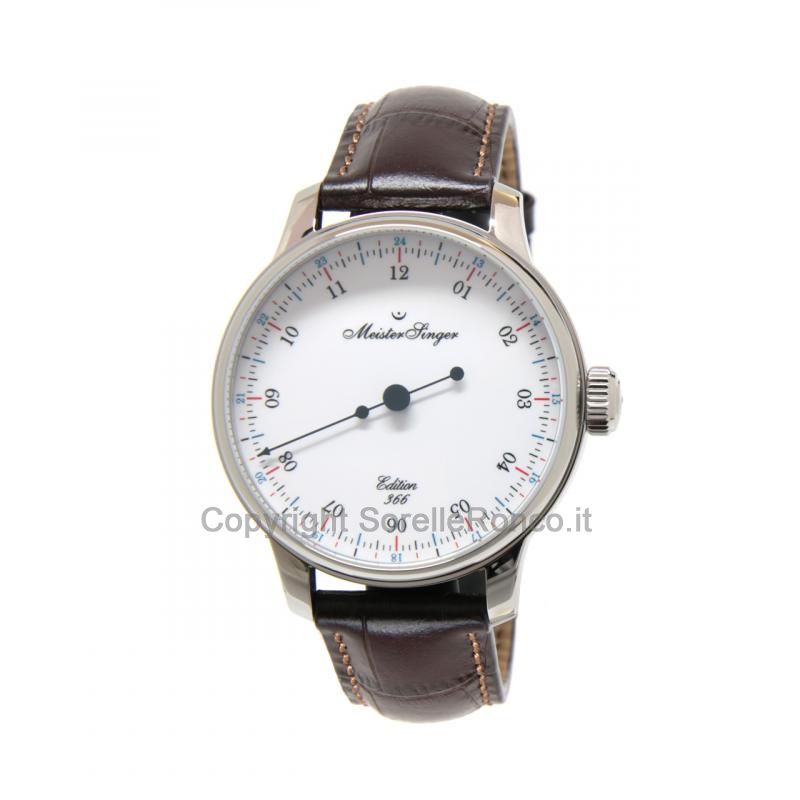 Edition 366 Quadrante Argento 43mm Cinturino Pelle