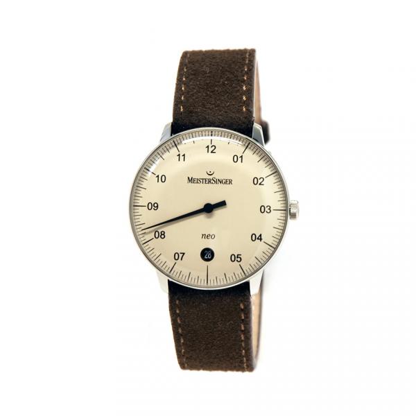 NE903N - Meistersinger Form&Style Neo 36mm Ivory Suede