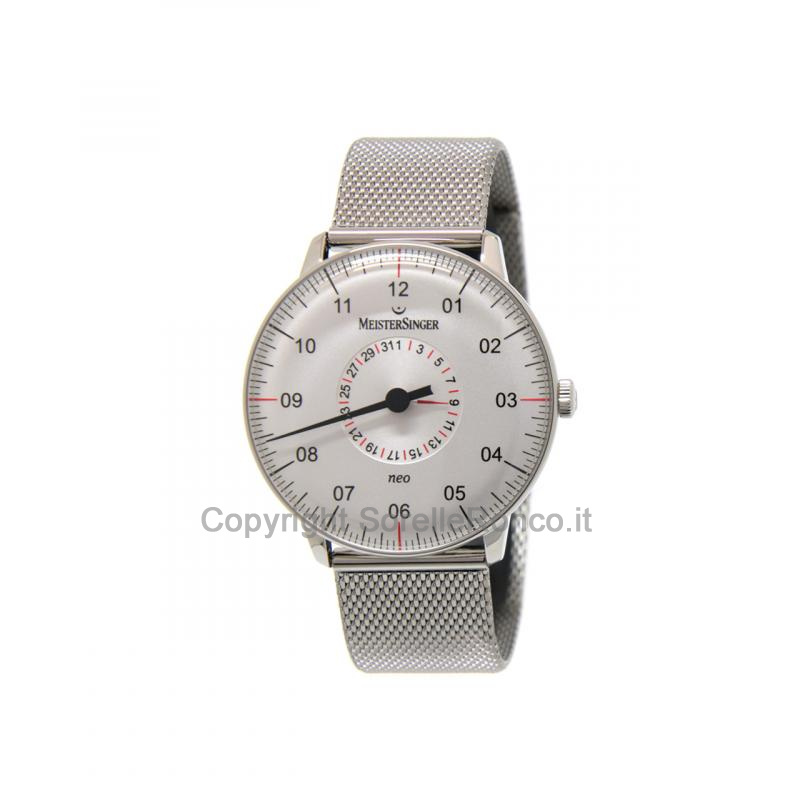 MEISTERSINGER NEO POINTER DATE 36MM SILVER
