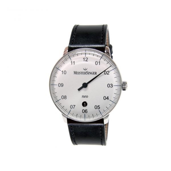 NE401-NERO - Meistersinger Form&Style Neo Plus Silver 40mm Nero