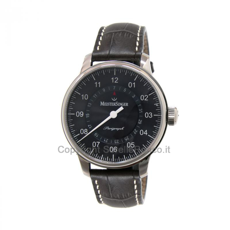 MEISTERSINGER CLASSIC PLUS PERIGRAPH 43MM GRIGIO