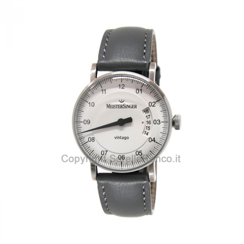 MEISTERSINGER CLASSIC VINTAGO BIANCO 38MM PELLE
