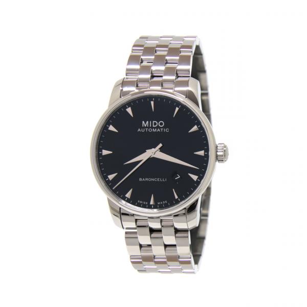 M86004181 - Mido Baroncelli Nero 38mm Bracciale Acciaio