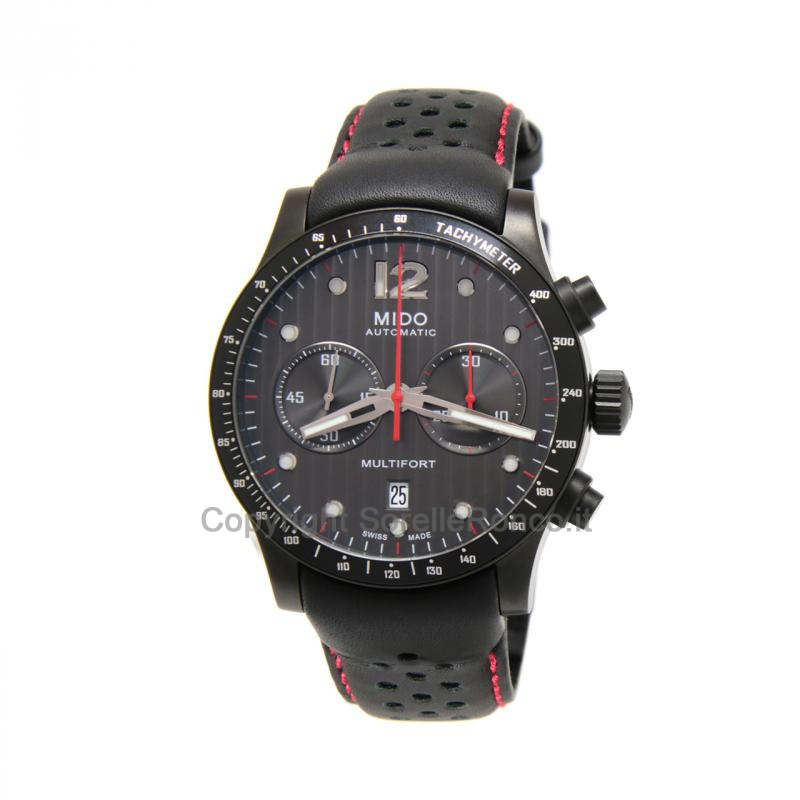 MIDO MULTIFORT CHRONO 44MM ANTRACITE ALLUMINIO
