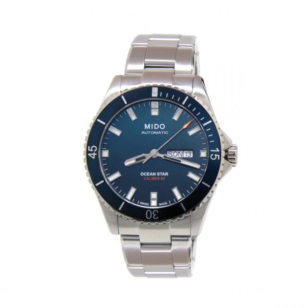 M0264301104100 - Mido Oceans Star Captain Automatico Blu Diver 42mm