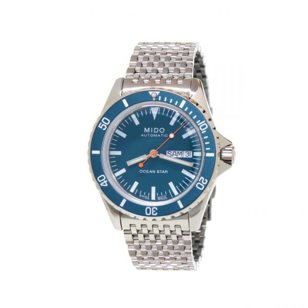 M0268301104100 - Mido Oceans Star Tribute 40mm Blu Special Edition