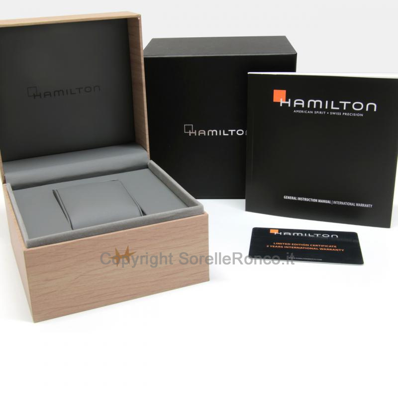 HAMILTON KHAKI FIELD BLU 40MM BRACCIALE ACCIAIO