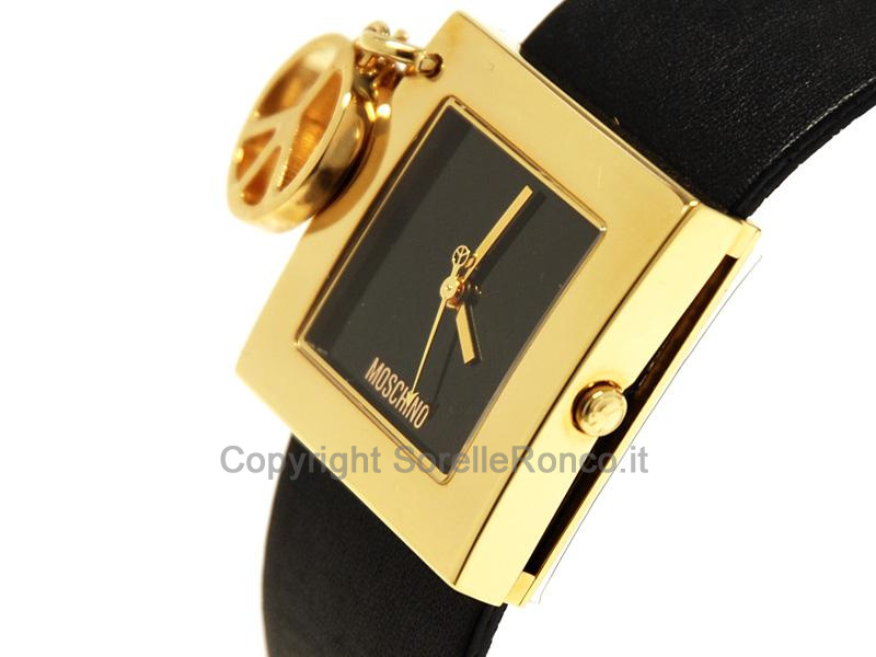 MOSCHINO TIME FOR PEACE QUADRANTE ORO
