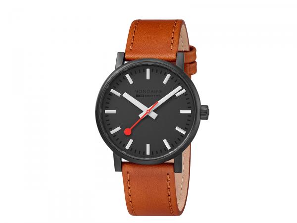 MSE-40120-LG - Mondaine Evo2 SBB 40mm Nero PVD 