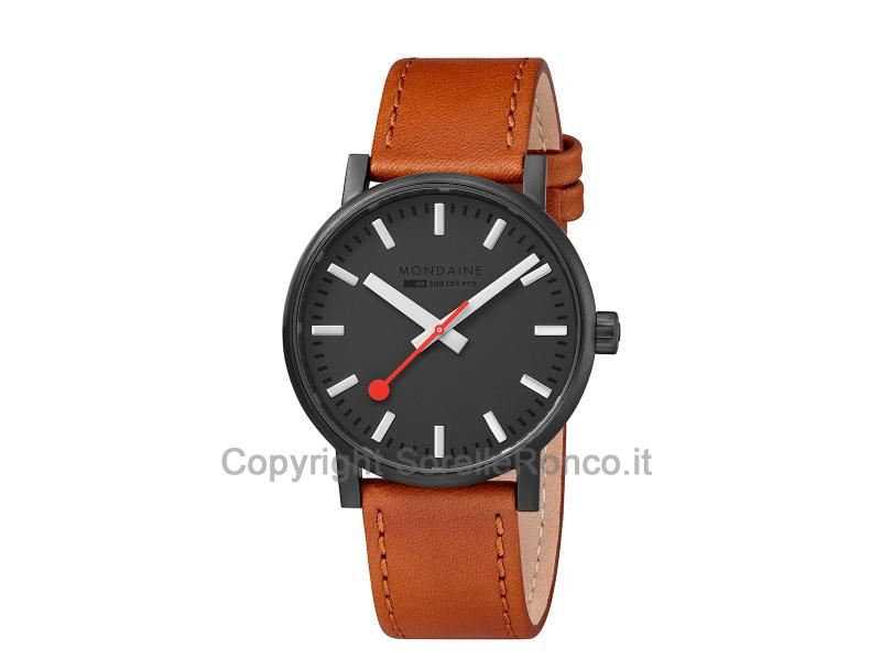 MONDAINE EVO2 SBB 40MM NERO PVD 