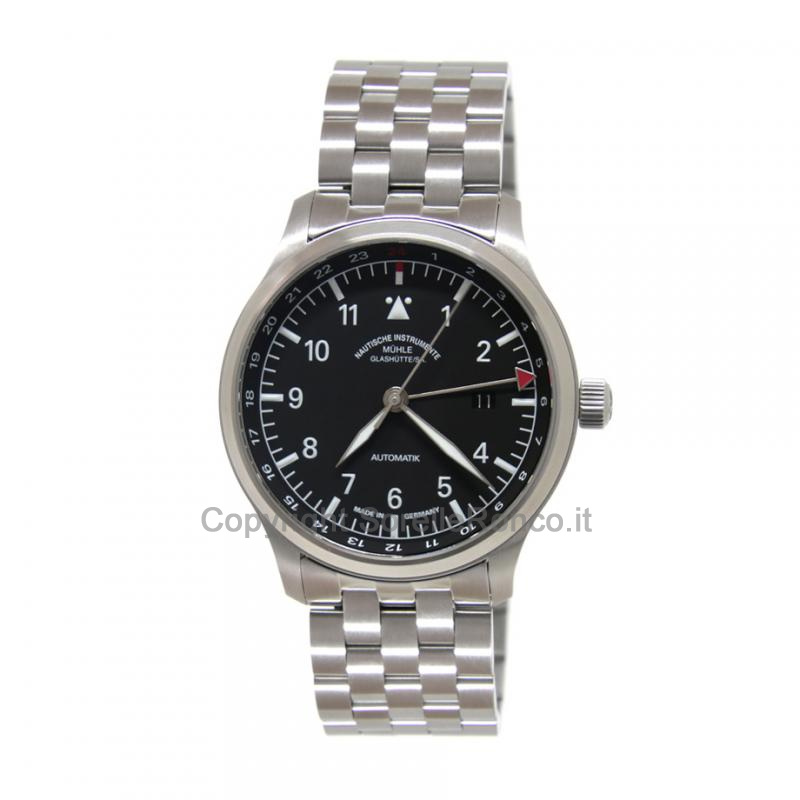 MÜHLE GLASHÜTTE TERRASPORT IV NERO GMT 42MM STEEL
