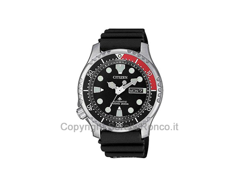 OROLOGIO CITIZEN DIVER'S NERO E ROSSO 42MM 