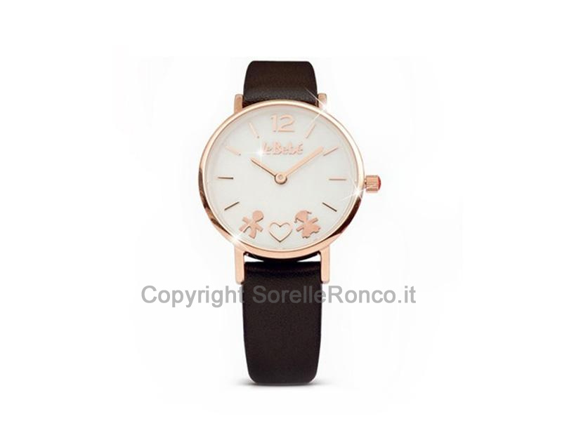 OROLOGIO LE BEBE BATTITI 26MM PELLE MOKA