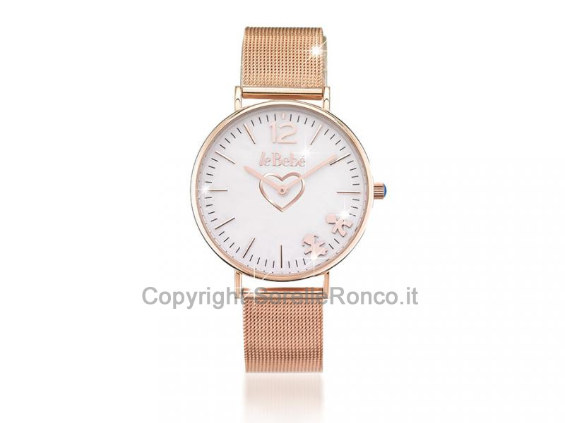 OROLOGIO LE BEBE BATTITI 36MM ROSÉ