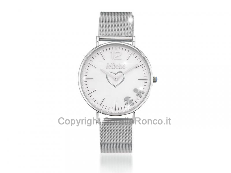 OROLOGIO LE BEBE BATTITI 36MM PLATINO