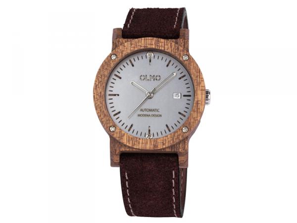 OLMO1M1LB - Orologio Automatico Olmo in Mogano 42mm