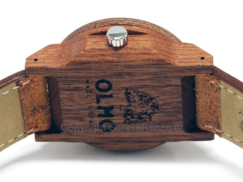 OLMO OROLOGIO IN MOGANO AUTOMATICO 42MM
