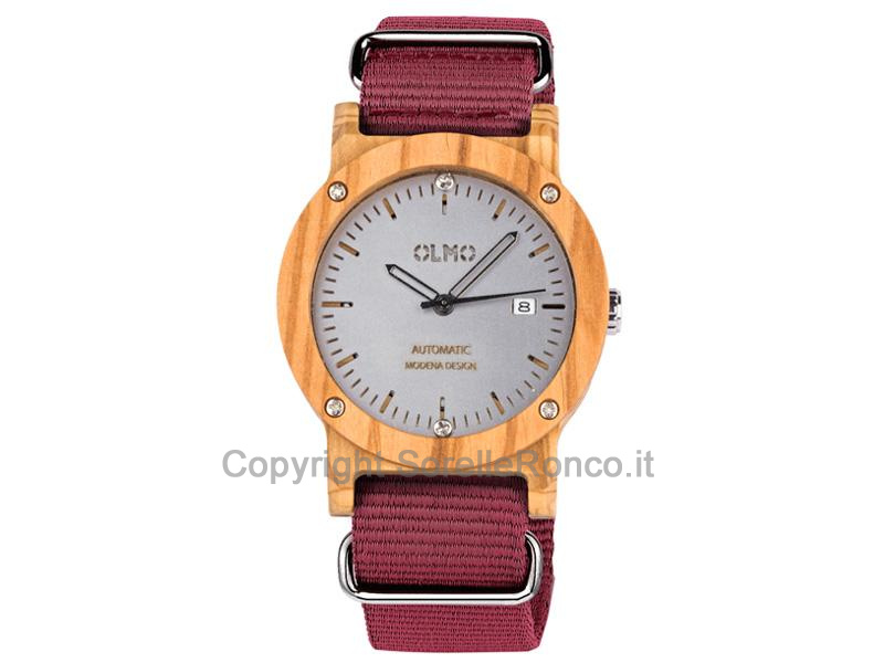 OROLOGIO OLMO IN OLIVO AUTOMATICO 42MM