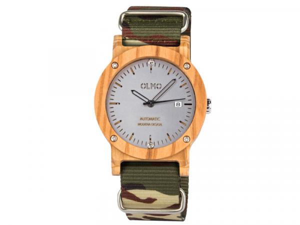OLMO2M1C - Orologio Automatico Olmo in Olivo 42mm