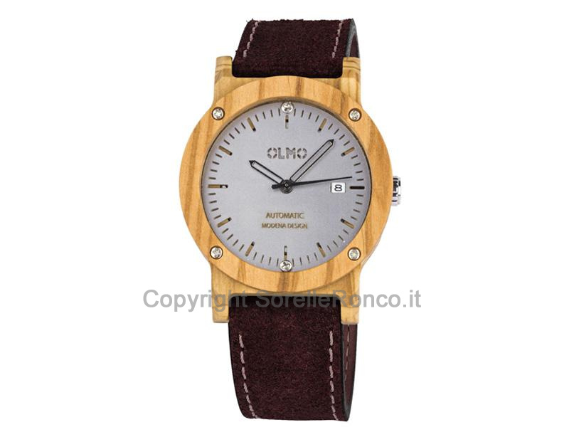 OROLOGIO AUTOMATICO OLMO IN ULIVO 42MM