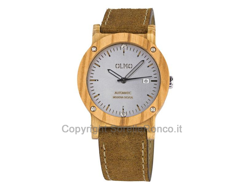 OROLOGIO IN ULIVO AUTOMATICO OLMO 42MM