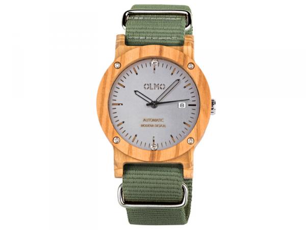 OLMO2M1V - Orologio Olmo Automatico in Olivo 42mm