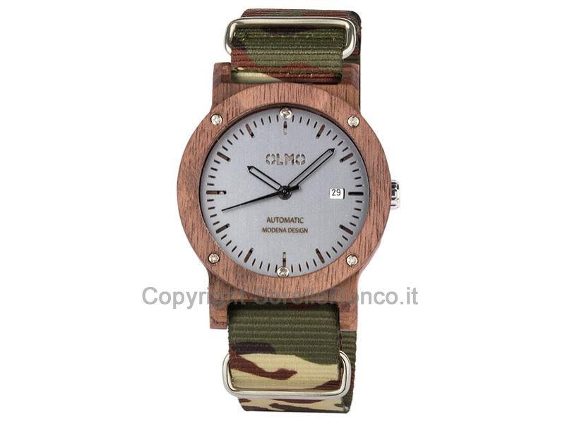 OLMO OROLOGIO AUTOMATICO LEGNO NOCE 42MM