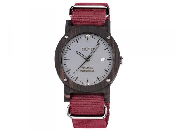 OLMO5M1B - Orologio Olmo Legno Ebano Automatic 42mm