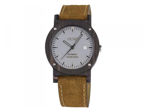OLMO5M1LM - Orologio Legno Ebano Automatic Olmo 42mm