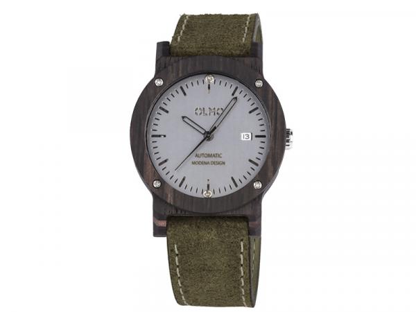 OLMO5M1LV - Orologio Olmo Automatic Legno Ebano 42mm