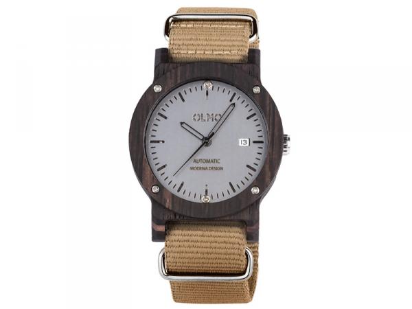 OLMO5M1M - Orologio Olmo Automatic Legno Ebano 42mm