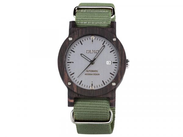 OLMO5M1V - Olmo Orologio Legno Ebano Automatic 42mm