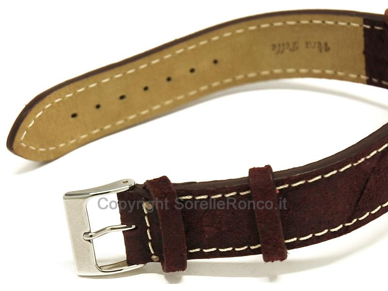 OROLOGIO OLMO LEGNO MOGANO MANUALE 38MM