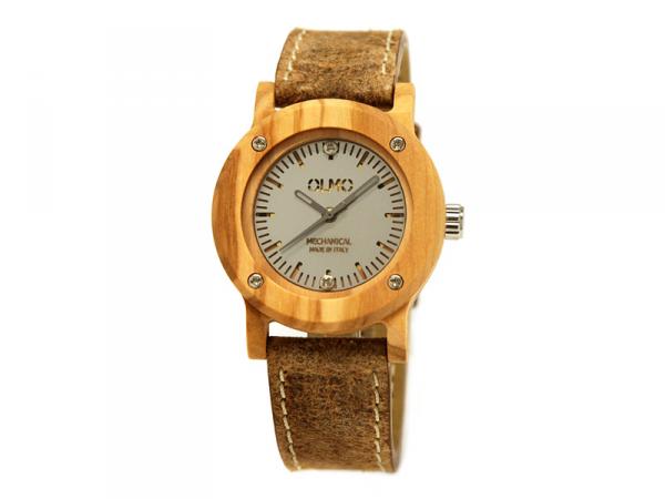 OLMOW2M1LM - Orologio Olmo Legno Olivo Manuale 38mm