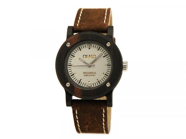 OLMOW5M1LB - Orologio Olmo Legno Ebano Manuale 38mm