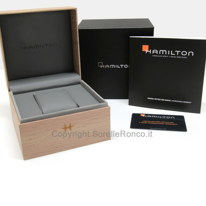 HAMILTON KHAKI FIELD MECHANICAL 38MM NERO E BEIGE