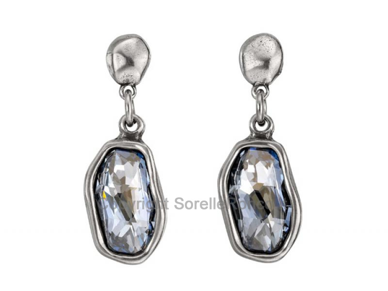 ORECCHINI FLASH UNODE50 SILVER PLATED