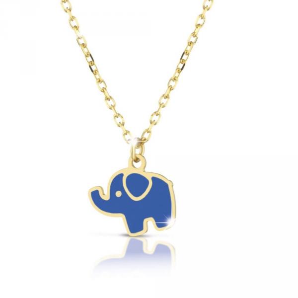 PMG025 - Collana LeBebe Prime Gioie Elefante In Oro Giallo