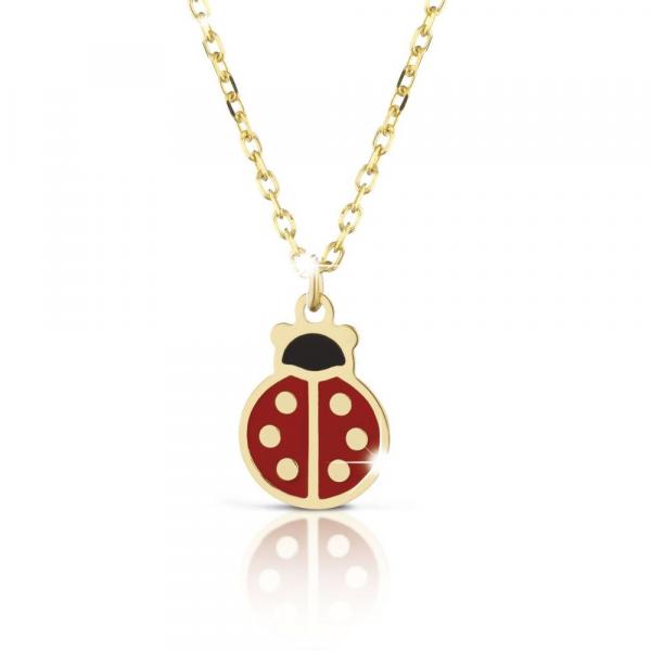 PMG026 - Collana LeBebe Prime Gioie Coccinella In Oro 9kt