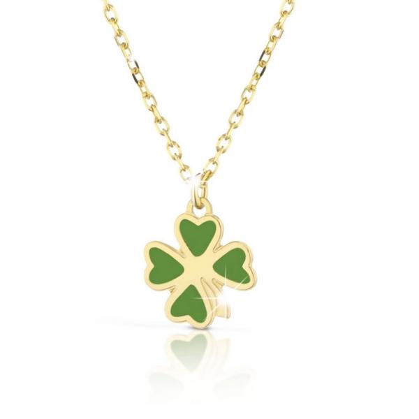 PMG027 - Collana LeBebe Prime Gioie Quadrifoglio In Oro 9kt