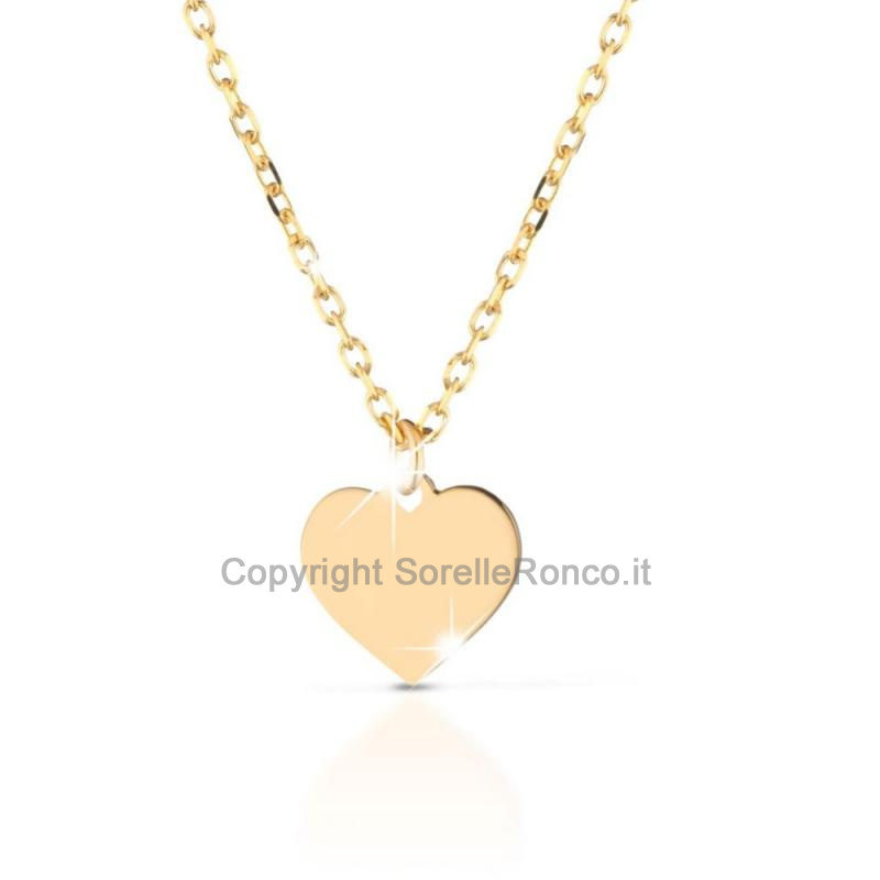 COLLANA LEBEBE PRIME GIOIE CUORE IN ORO GIALLO
