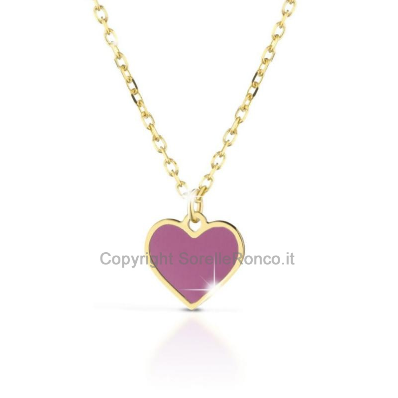 COLLANA LEBEBE PRIME GIOIE CUORE IN ORO GIALLO