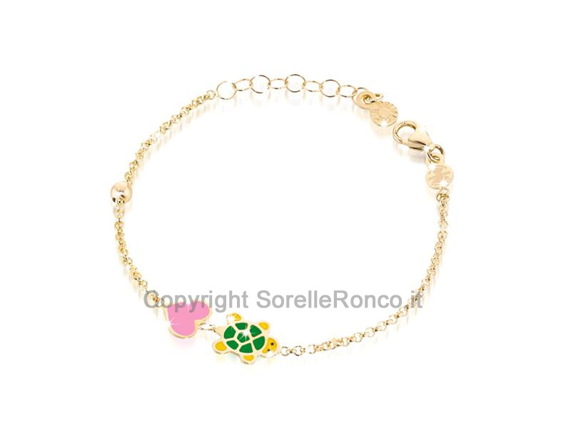 BRACCIALE LE BEBÈ PRIME GIOIE FORTUNA TARTARUGA