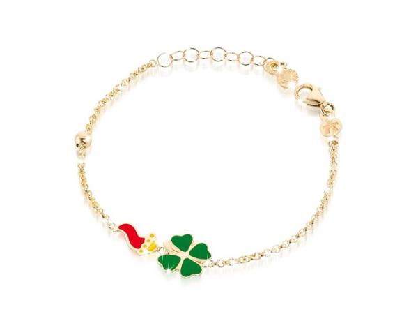 PMG035 - Bracciale Le Bebè Prime Gioie Fortuna Quadrifoglio